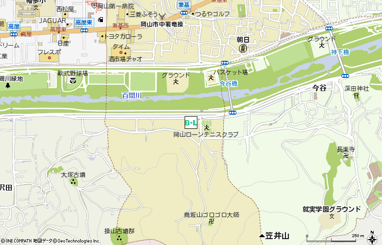 眼鏡市場　東岡山(00449)付近の地図